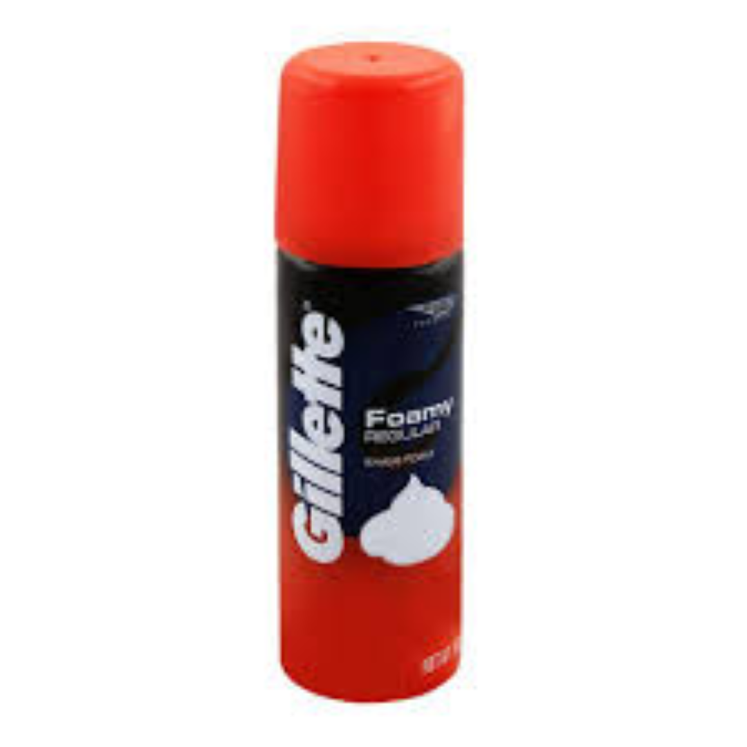GILLETTE FOAMY SHAVING FOAM REGULAR 56G